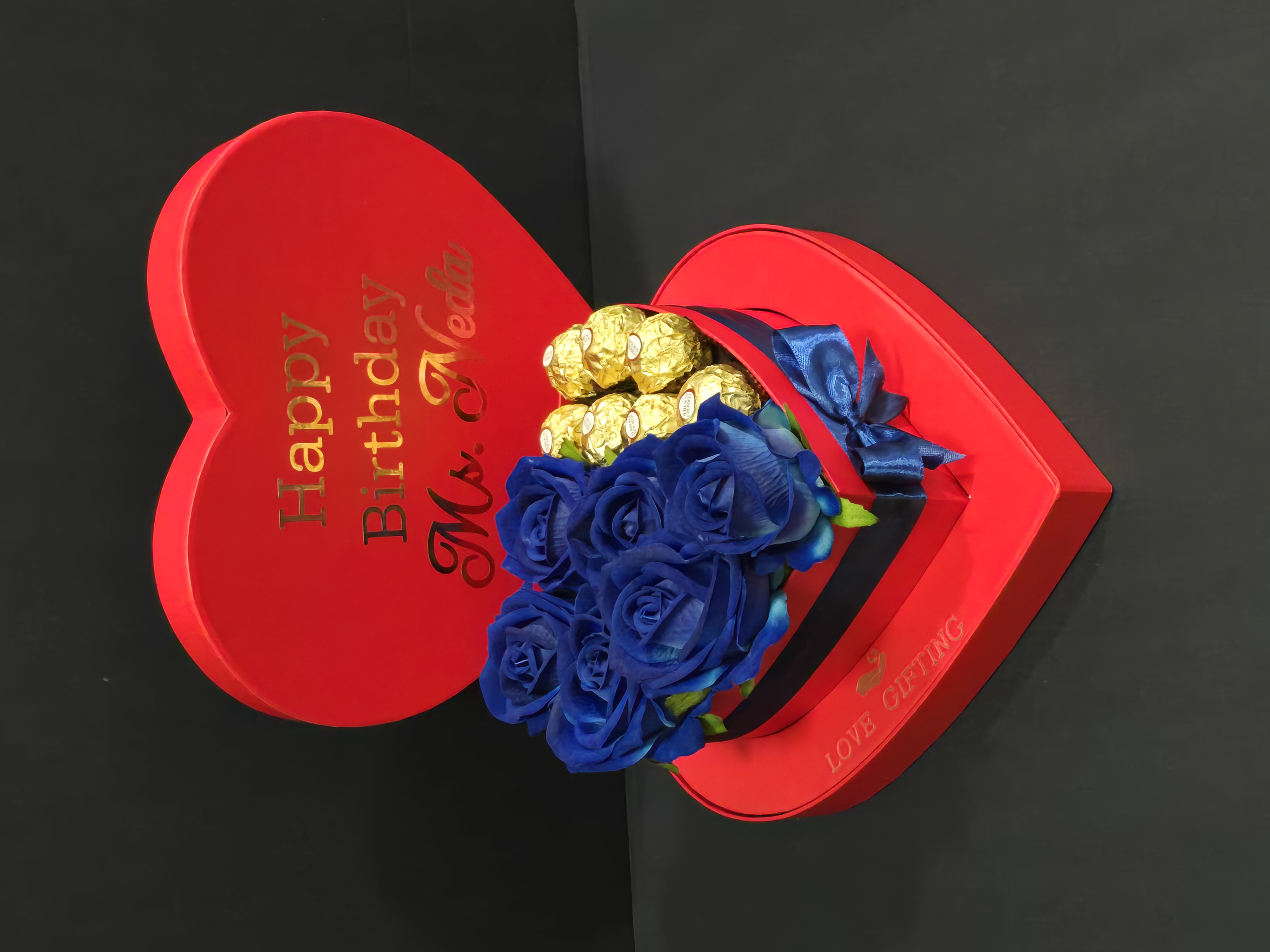 Heart-Shaped Gift BoxRed